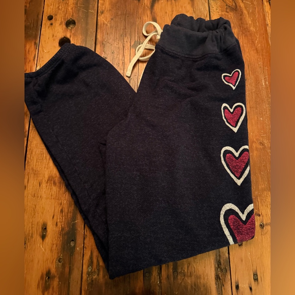 EUC LIKE NEW SUNDRY SWEATPANTS/JOGGERS w/HEARTS SZ 3
